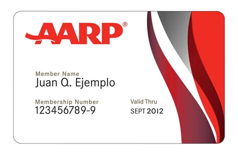 Printable Fake Aarp Card Template